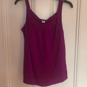 Purple silk blouse